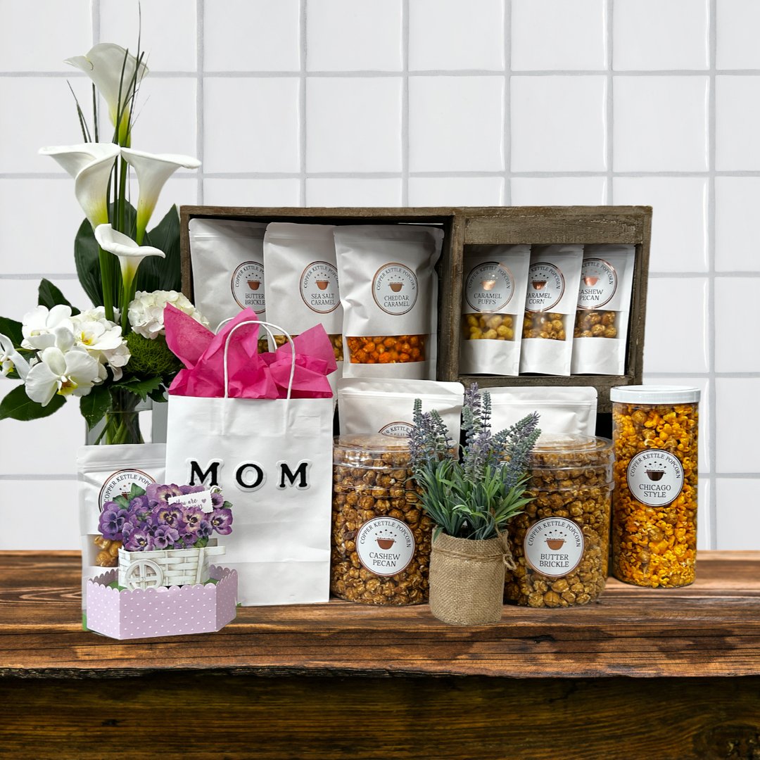 Win big this Mother's Day! Enter our popcorn giveaway for a chance to win a year's worth of free gourmet popcorn, plus other great prizes! See our website for full details and  how to enter. copperkettlepopcorn.com/pages/copper-k… Offer ends May 14th. #MothersDay  #PopcornGiveaway #FreePopcorn