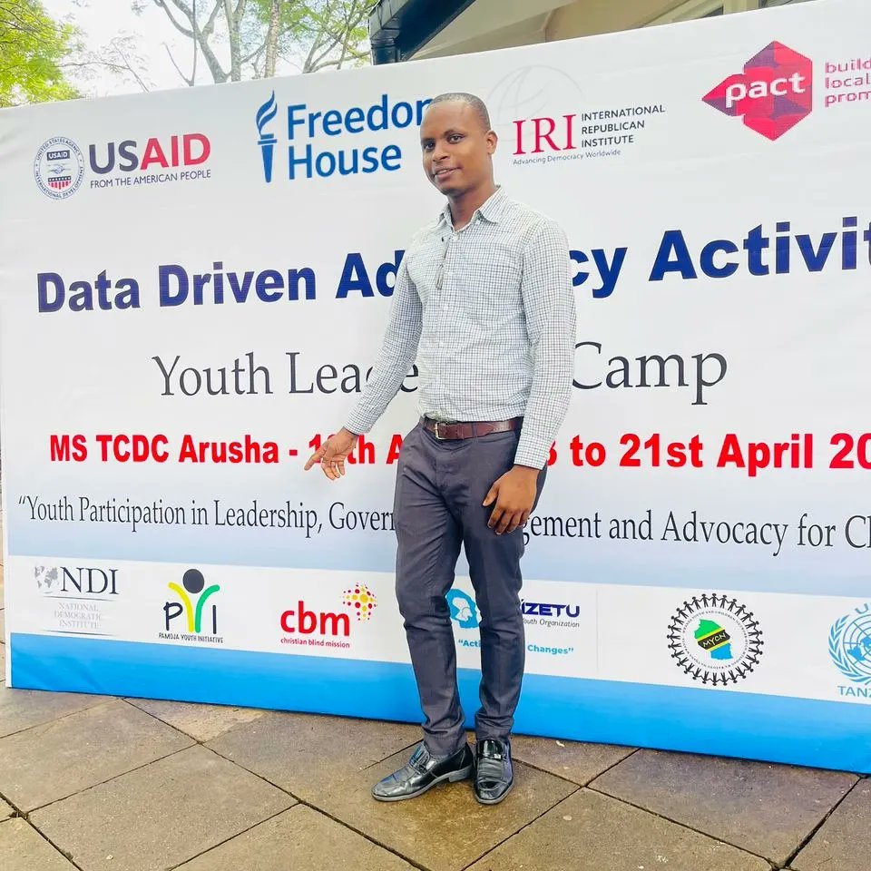 pamoja_youth's tweet photo. 🎉👏 Let's give a warm shoutout to Mr. @daudomar200, our outstanding MEL Manager. He just completed the #YouthLeadershipCamp at MS TCDC in Arusha, and his dedication to personal growth and leadership development is truly inspiring. We're lucky to have him on our team 🌟🙌. https://t.co/ZpAt5Y4eaJ
