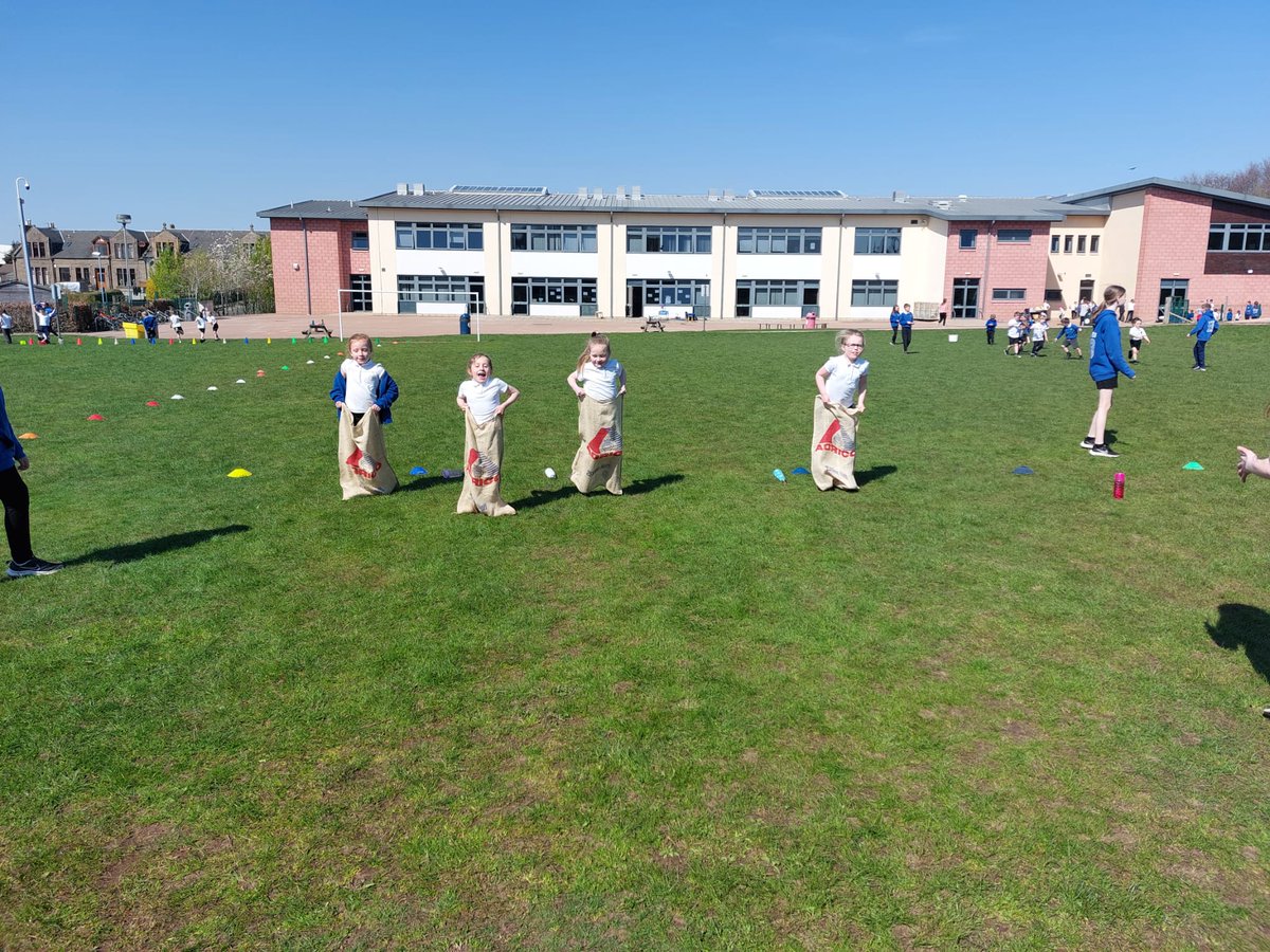 Whitehillsps's tweet photo. #P7P and #P7D are developing their leadership skills by preparing #P1T, #P1B and #P2S for sports day! #BEST @ActiveSchAngus https://t.co/zyWF2IsDnF