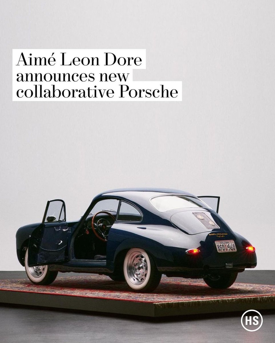AIME LEON DORE PORSCHE 356 グリル　エンブレム Porsche 356 x Aime Leon Dore: Bold is Gold