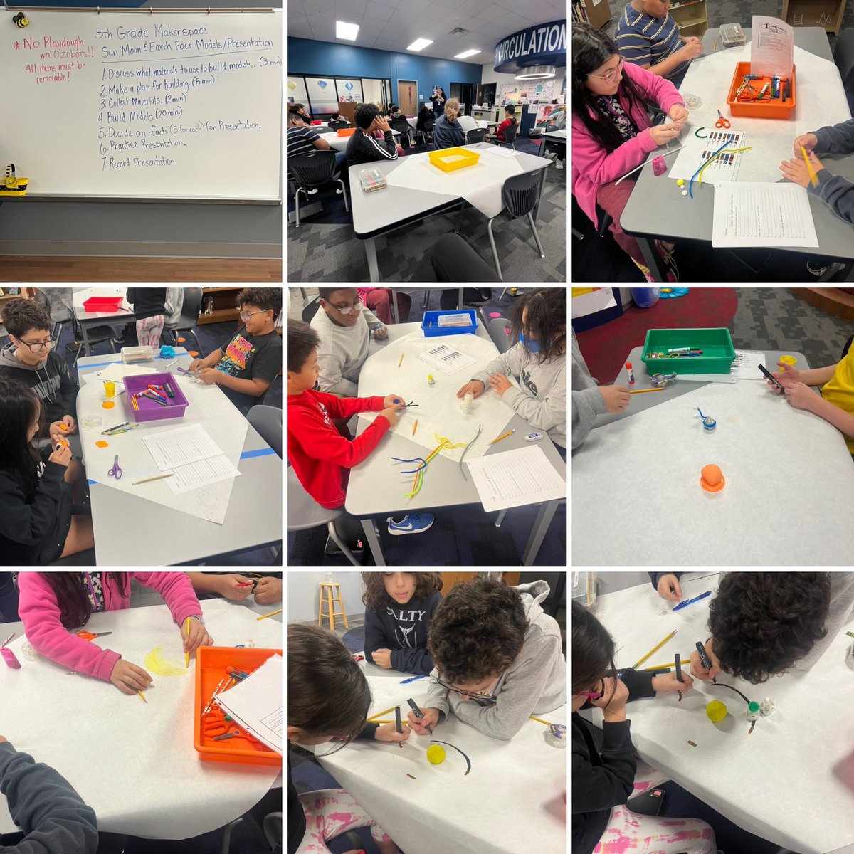 Thanks <a href="/bellando47/">Debbie Bellando</a> for the awesome lesson over interactive Sun, Earth, and Moon models! <a href="/MarionMavericks/">Marion Mavericks</a> #makerspace #20yearsME