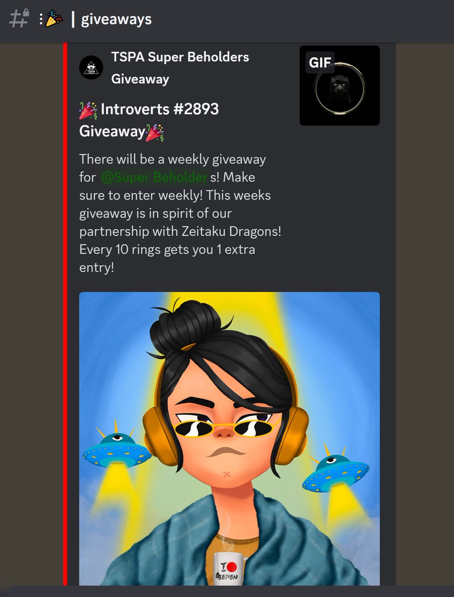 KireSretuow's tweet photo. The first Super Beholder Giveaway has been won, congrats @PorNairobi!🥳
Better buy your rings to get the Super Beholder role! https://t.co/QEMQ9qs722
New @IntrovertscNFT #CNFTgiveaway is live in discord! https://t.co/UMeR5HahRA
#CNFT #Cardano #JoinTSPA #CNFTCommunity #TSPA https://t.co/trAsSS0xbF