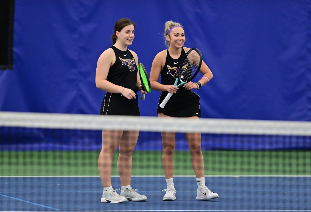 NorthernSunConf's tweet photo. #NSICTennnis Tournament Qtr. No. 1 Update
(2) @MinnStAthletics takes the doubles point to lead 1-0 over (7) @SMSUMustangs 
#YourTimeToShine

Tournament Central: https://t.co/K3rZ3ea9Ka https://t.co/AiXHZObVwu