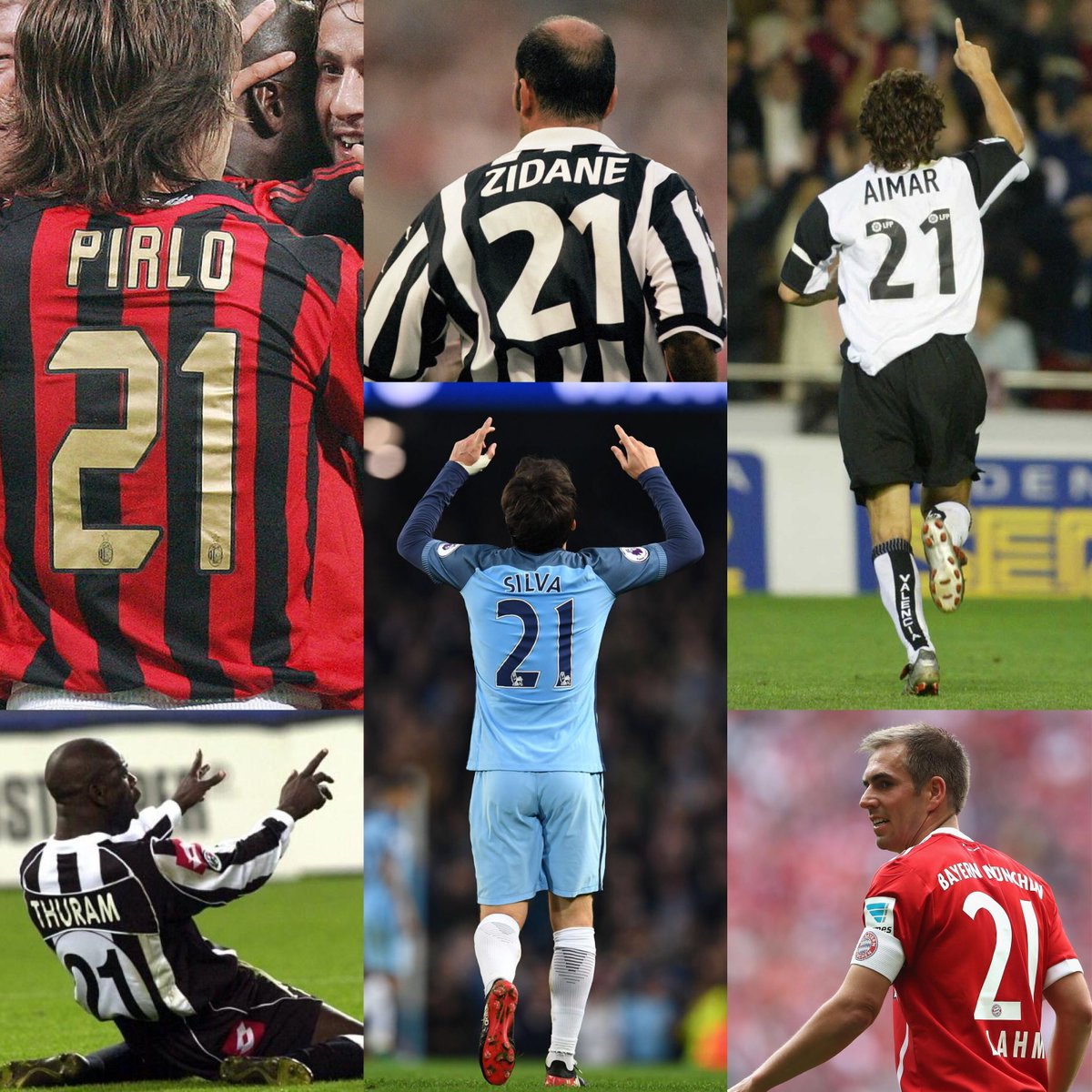 MyGreatest11's tweet photo. Greats Wearing 21 https://t.co/tIirDO9dYZ