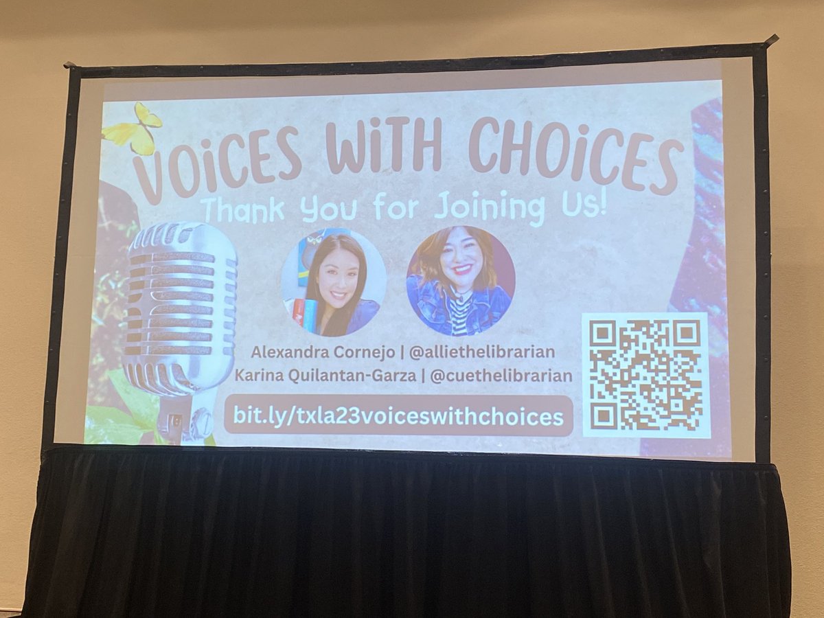 Great way to start the my Friday Morning! Loved the ideas and tools to get podcasting in the library. Thank you @allie_cornejo & @cuethelibrarian #PodcastingintheLibrary #TLA2023 #StudentVoice