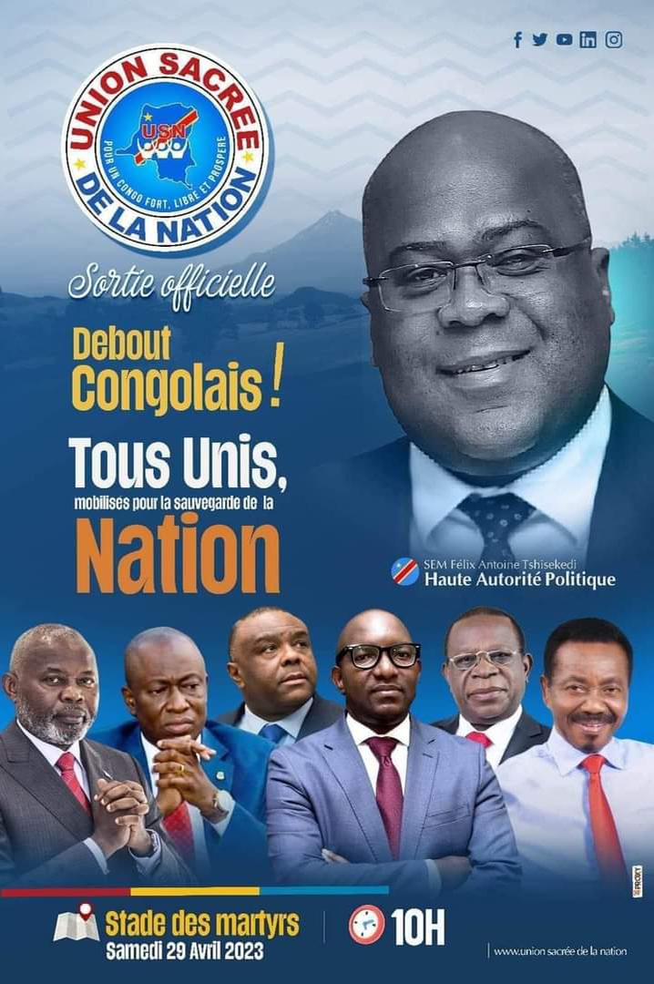 beyaalpha's tweet image. L'union sacré de la nation annonce sa sortie officielle 🇨🇩