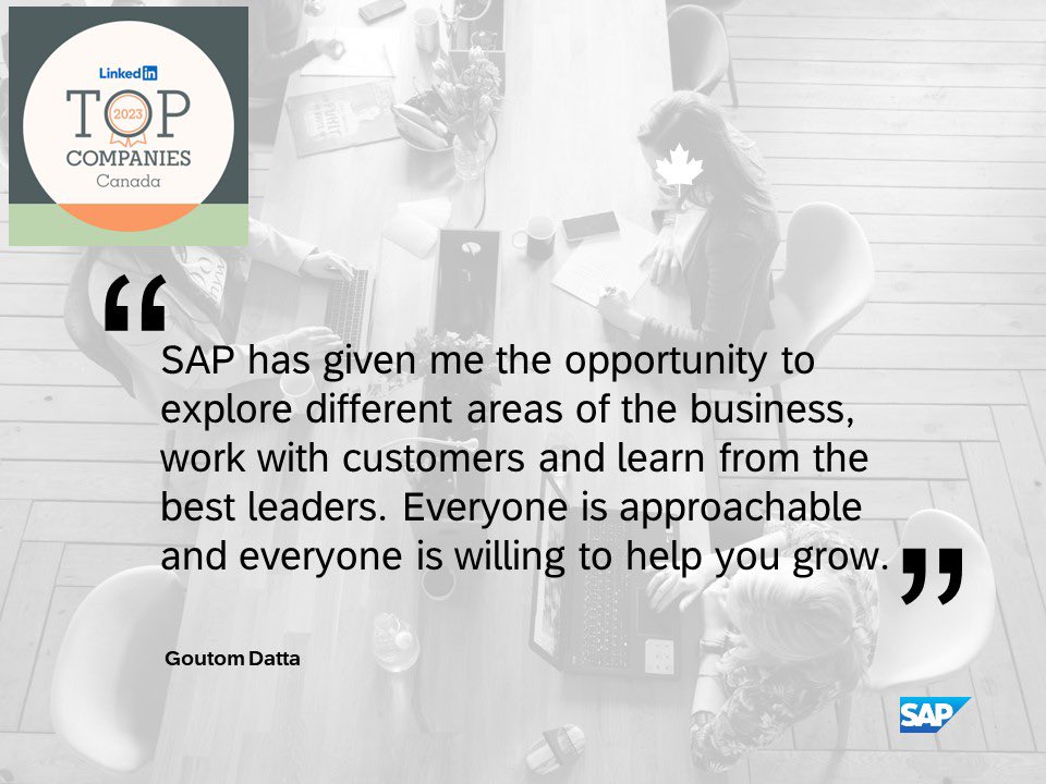 NewNormal's tweet photo. A decade goes by quickly when you're having fun. SAP is a wonderful place to work. I'm so grateful for the opportunity to tackle interesting challenges, grow professionally in different roles and work alongside the best talent in the world. #grateful #talent #sap #sapcanada https://t.co/SyhPr0Um32