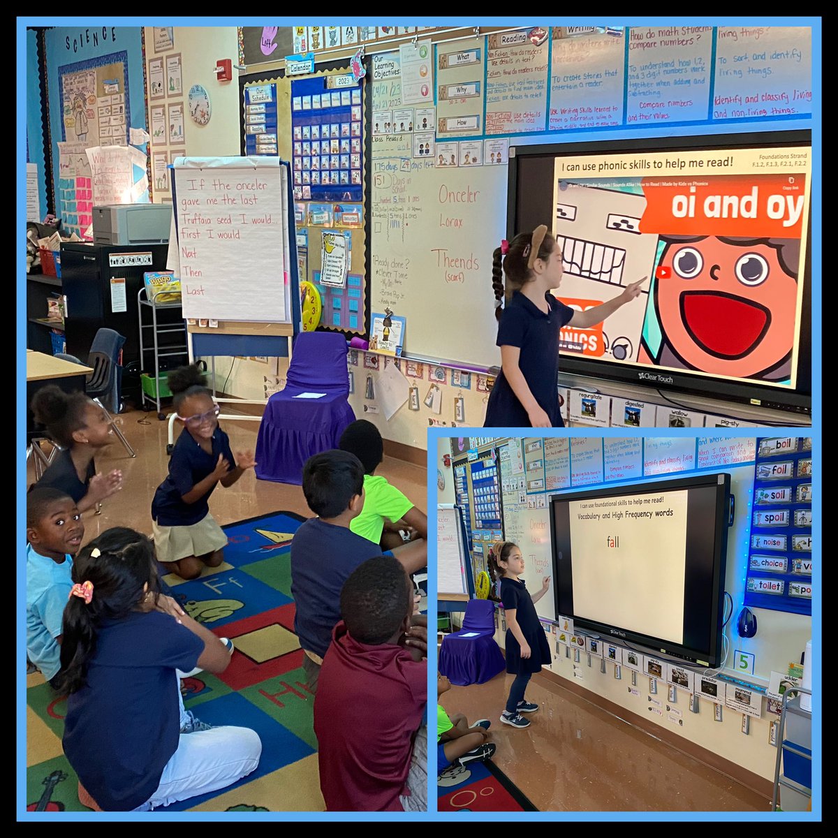 QueenBostic7's tweet photo. Ss love when their friends teach phonics @TurnerBartelsK8 https://t.co/kHfIqpQ6KW