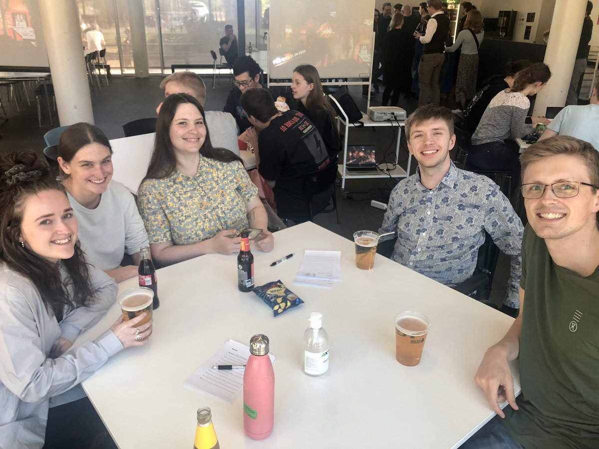 DISORDERGroup's tweet photo. The @DISORDERGroup is ready for the iNANO/Nanorama Friday Bar Pub Quiz! Two teams with the amazing names of DSIDORER and DIDOSERR! https://t.co/VPQFhqf2nl
