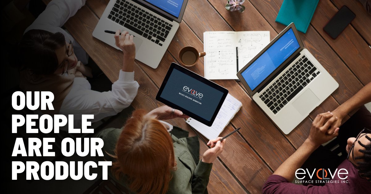 Evolve_Surface's tweet photo. At Evolve, we have dedicated #teammembers for the geographic areas we service, as well as team members with specialized expertise to address #technical matters across North America. https://t.co/FazgQzIkA6