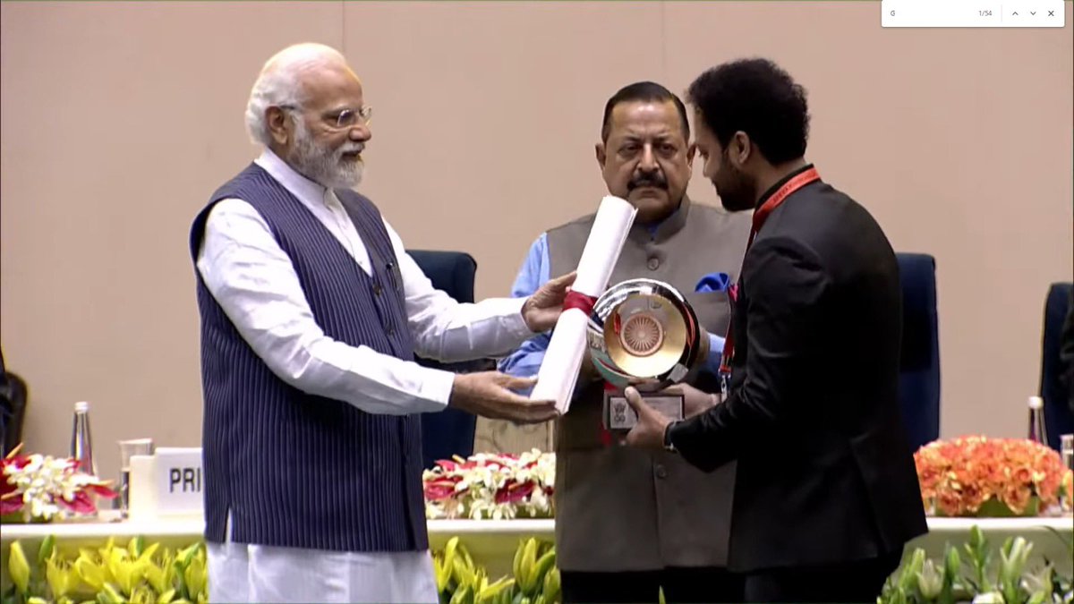 SunnySinghIAS's tweet photo. Honoured to  receive Prime Minister’s Awards for Excellence in Public Administration 2022 under Innovation (District) category from Hon’ble PM @narendramodi Ji for the initiative New Age Learning Center (NALC).
Kudos to team @NalcMiao.

@PemaKhanduBJP @CSArunachal @ChownaMeinBJP https://t.co/aBbZ018Fgk
