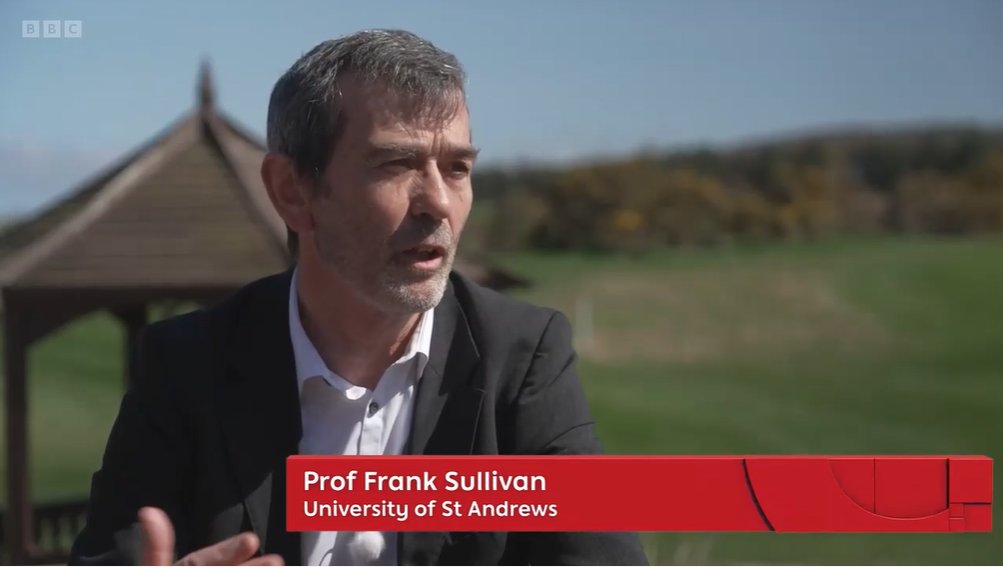 StAndMedicine's tweet photo. 📽️In case you missed it! #ICYMI
Director of Research Prof. Frank Sullivan spoke to @BBCTheOneShow about @pbsciStAndrews' '#GolfforHealth' pilot programme. 🏌️♀️
Watch on iPlayer: https://t.co/ZUlpyUKVJh https://t.co/NQSWUcSprC