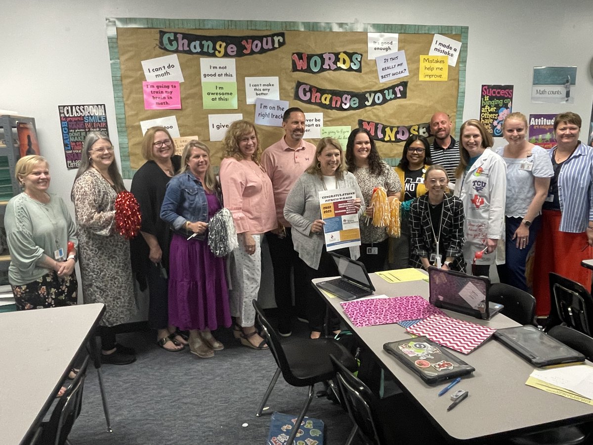 RiceMSRavens's tweet photo. Congratulations to Mrs. Patty Walker! Earlier this week, Mrs. Walker received the 2022-2023 Texas Instruments Innovation in STEM Teaching Award! So much fun recognizing and celebrating all Mrs. Walker does for ALL of our #RiceRavens! #RMSSHOUTOUT https://t.co/5keL9u3boJ