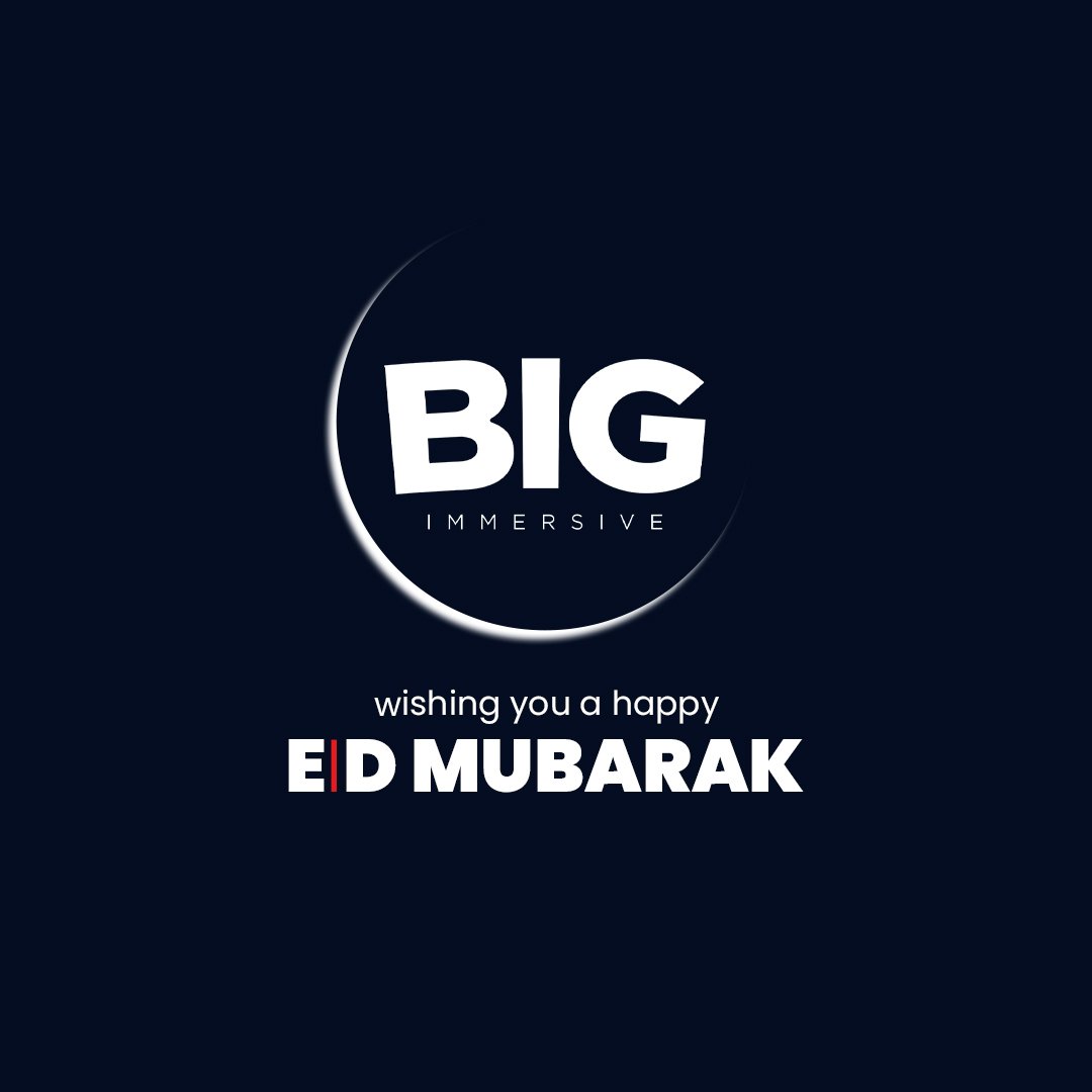 BigImmersive's tweet photo. Eid Mubarak from all of us at Big Immersive!

#BigImmersive #Eid2023 https://t.co/Nhejh2R75O