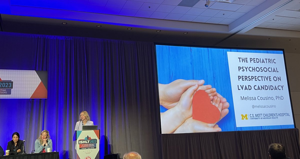 Kurt Schumacher (@mgoschu) on Twitter photo <a href="/melissacousino/">Melissa Cousino, PhD</a> educating the masses on how challenging psychosocial issues can be in pediatric VAD. World expert in this topic. #ISHLT2023 <a href="/MottChildren/">C.S. Mott Children's</a> <a href="/MottDocs/">Mott Children's MD</a> <a href="/melissacousino/">Melissa Cousino, PhD</a> educating the masses on how challenging psychosocial issues can be in pediatric VAD. World expert in this topic. #ISHLT2023 <a href="/MottChildren/">C.S. Mott Children's</a> <a href="/MottDocs/">Mott Children's MD</a>