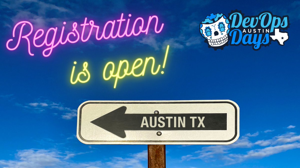 DoDAustin's tweet photo. Did you know registration is OPEN and our program is LIVE for #devopsdays Austin? Join us for two full days of #devops talks ranging from security and #devsecops to #chatgpt to resilience and more! Learn more and register at https://t.co/IvAcBWJ1xm https://t.co/K3BJPokEFr