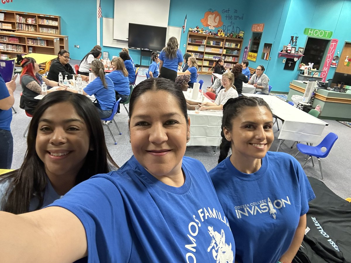 Spa time for the amazing teachers at Blackshear Elementary 💅🏼☺️. <a href="/OdessaCollege/">Odessa College</a> #ocallin