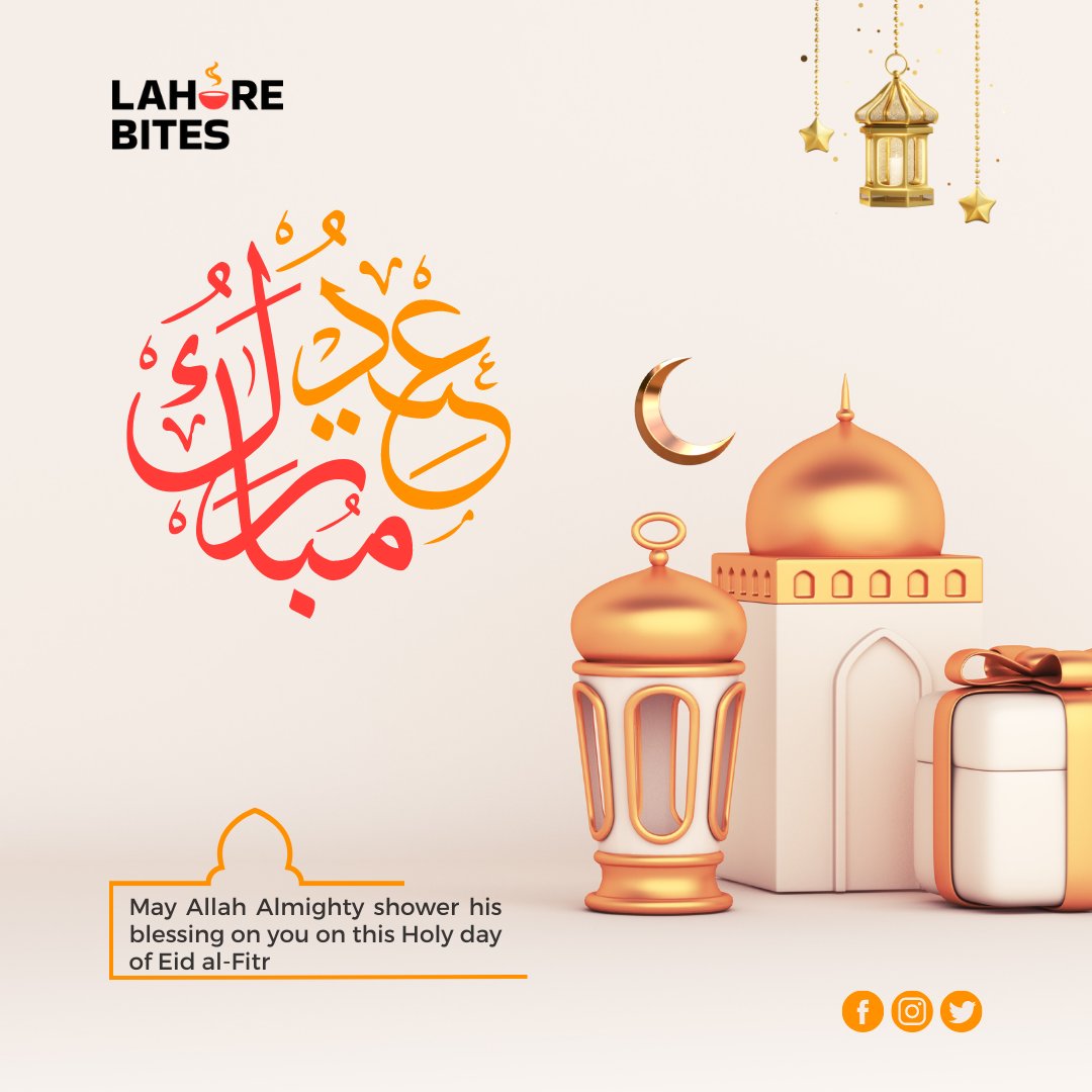 lahorebites's tweet photo. Greetings of Peace! May you be blessed with love and joy on this special day. May your homes and hearts be filled with joy and happiness on this beautiful Eid!
๐๐๐ฉ๐ฉ๐ฒ ๐๐ข๐-๐ฎ๐ฅ-๐
๐ข๐ญ๐ซ
#lahorebites #eidmubarak #eid2k23ย #eidulfitrย #happyEid https://t.co/YDNXHYxTf7