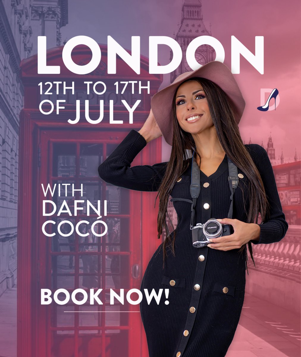 DafniGirls's tweet photo. Ladies! We are so happy to be back in London in July!! 🇬🇧 Last places left!
����
¡Princesas! ¡¡Estamos taaaaan contentas de volver a Londres en julio!! 🇬🇧
info@dafnigirls.com
#iamadafnigirl #dafnicoco #CLASSDRESSING https://t.co/awYEcDpxkh