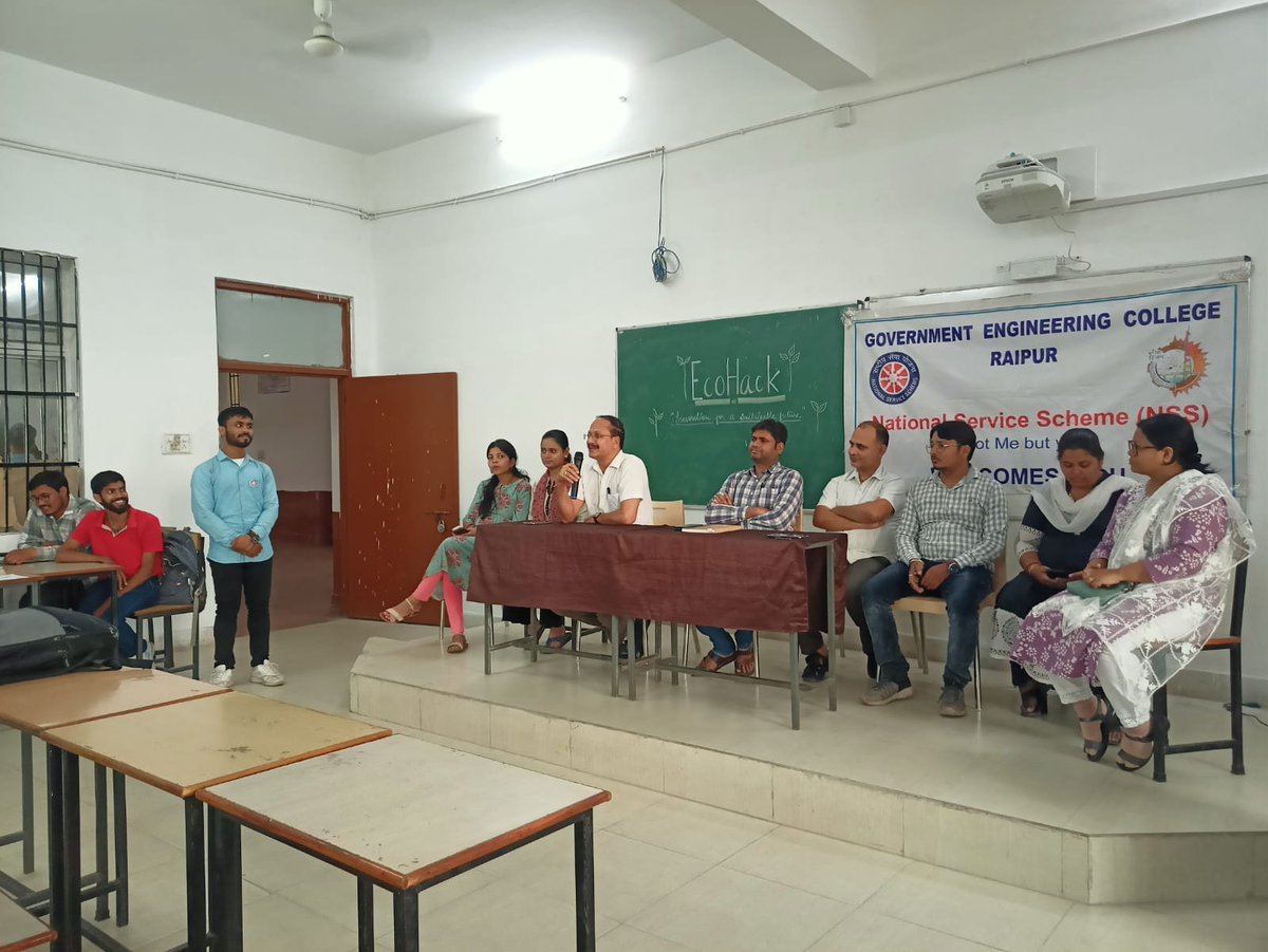 GECR_NSS's tweet photo. NSS, GECR successfully organised an event #EcoHack on the occasion of #WorldEarthDay to find solutions to the environment degrading problems. Participants gave brilliant ideas for sustainable development as the solutions.

#YuvaBharat2023 https://t.co/8VSeHlj8jM