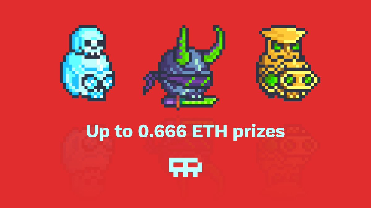 Top 3 biggest treasures Lil Skulls 💀💀💀

Find one or all of them after revealing to get 0.666/0.66/0.6 ETH rewards per each 🪙👑

Follow our WL raffles and contests or get &amp; stake an Essence to get a whitelist guaranteed:
pro.opensea.io/collection/rek…