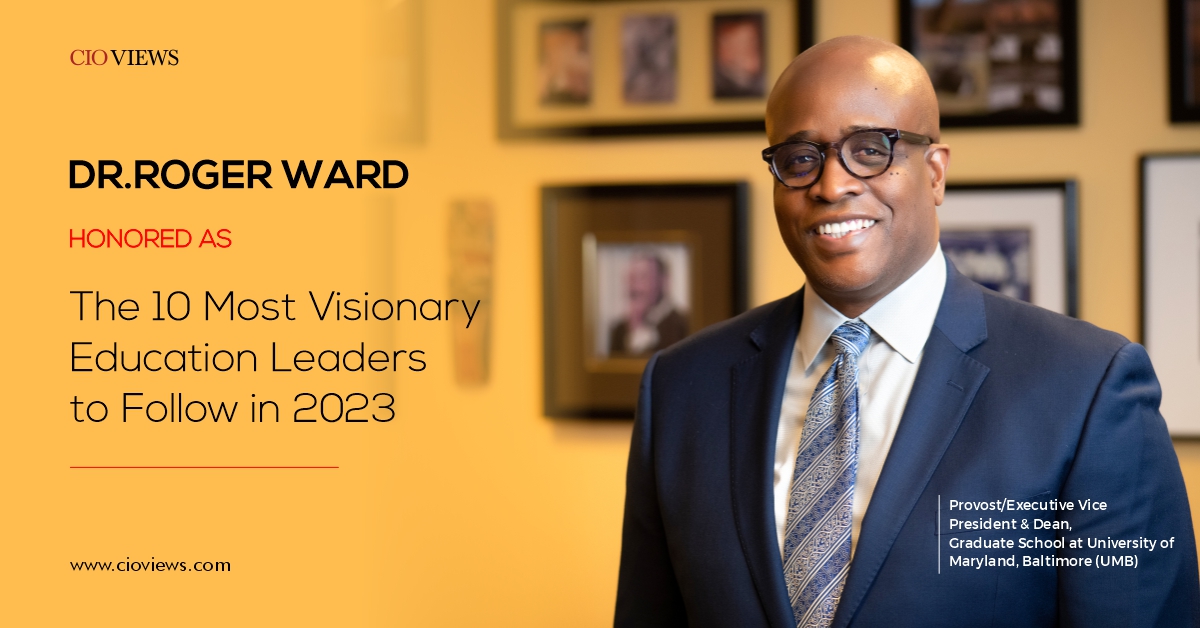 Our latest edition features 'The 10 Most Visionary #Education #Leaders to Follow in 2023,' and we are thrilled to announce that @Dr_RJWard , Provost and Executive Vice President of @UMBaltimore is on the cover! bit.ly/3ostSdj 👏 #education #highereducation