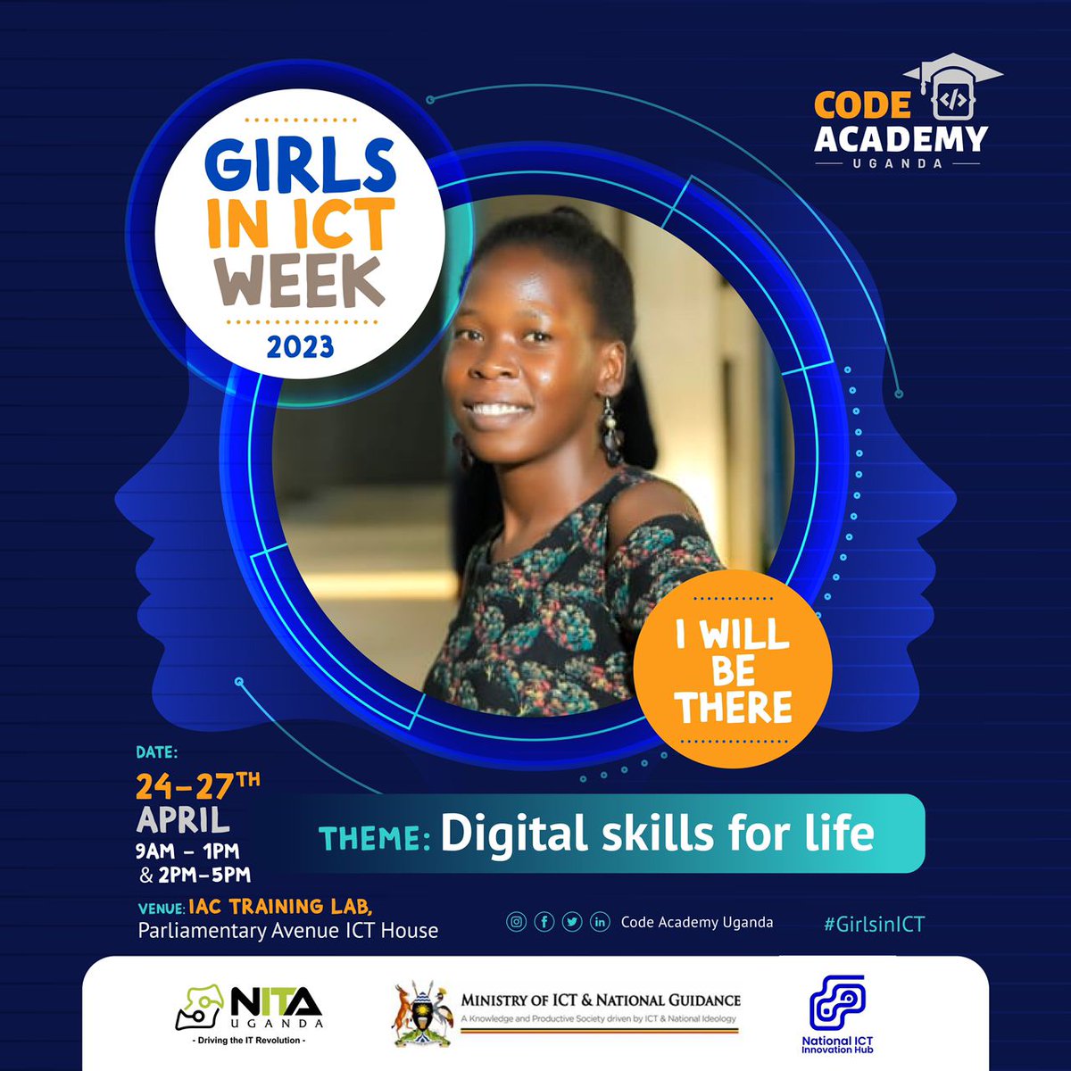 I will also be there! #GirlsICTWeek2023 #DigitizeUg #GirlinICT #DigitalSkillsforLife #DigitalTransformation