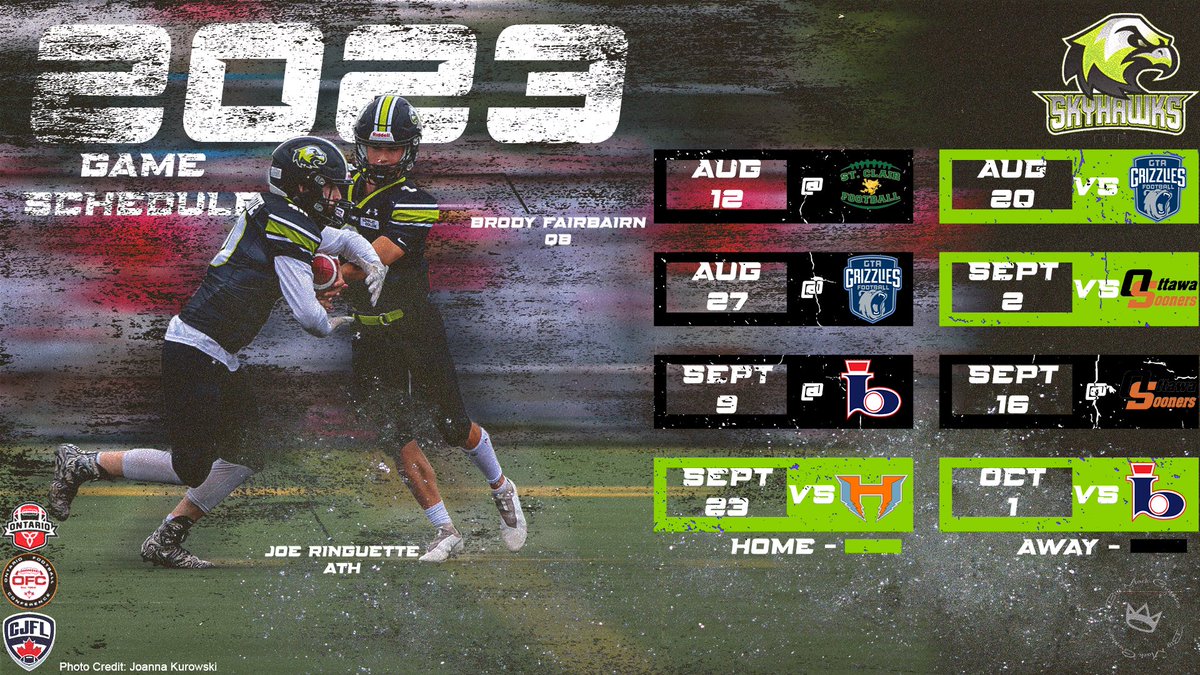 Skyhawks season is set