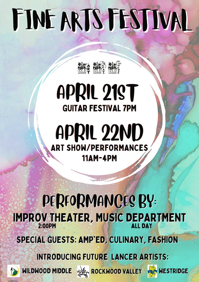 It's finally here!  See you tomorrow at the Art Show! @rockwoodsupt <a href="/rockwoodschools/">Rockwood School Dist</a> <a href="/OneRockwood/">One Rockwood</a> 
#connectedlancer