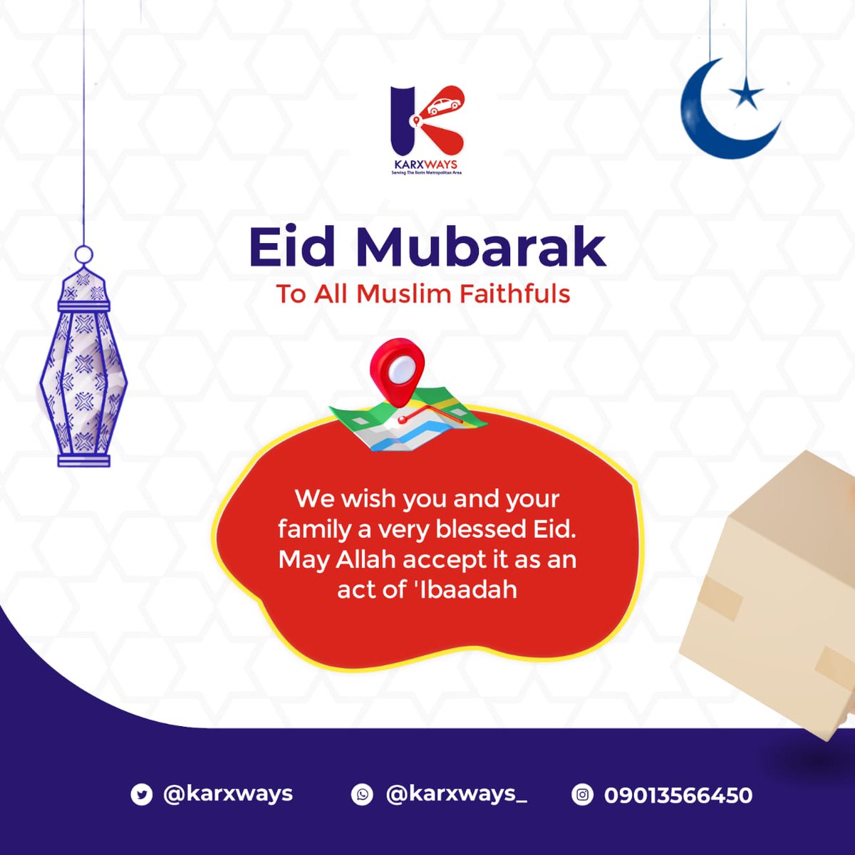karxways's tweet photo. We wish you and your family a very blessed Eid. May Allah accept it as an act of 'Ibaadah. From all of us at KARXWAYS https://t.co/kEs1umGRkh