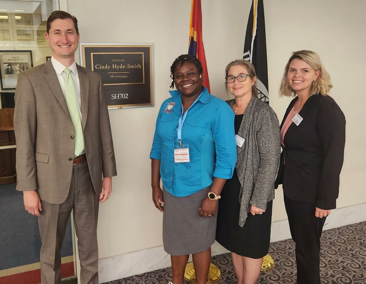 cjpalway's tweet photo. Yesterday, we were grateful to meet with Shane Waller with Senator Cindy Hyde-Smith’s office to share the story of our work to #EndDiaperNeed in Mississippi. Together, we can meet the needs of the 1 in 3 U.S. families who can’t afford to keep their babies clean, healthy &amp;   dry. https://t.co/V9FoLO8Z0e
