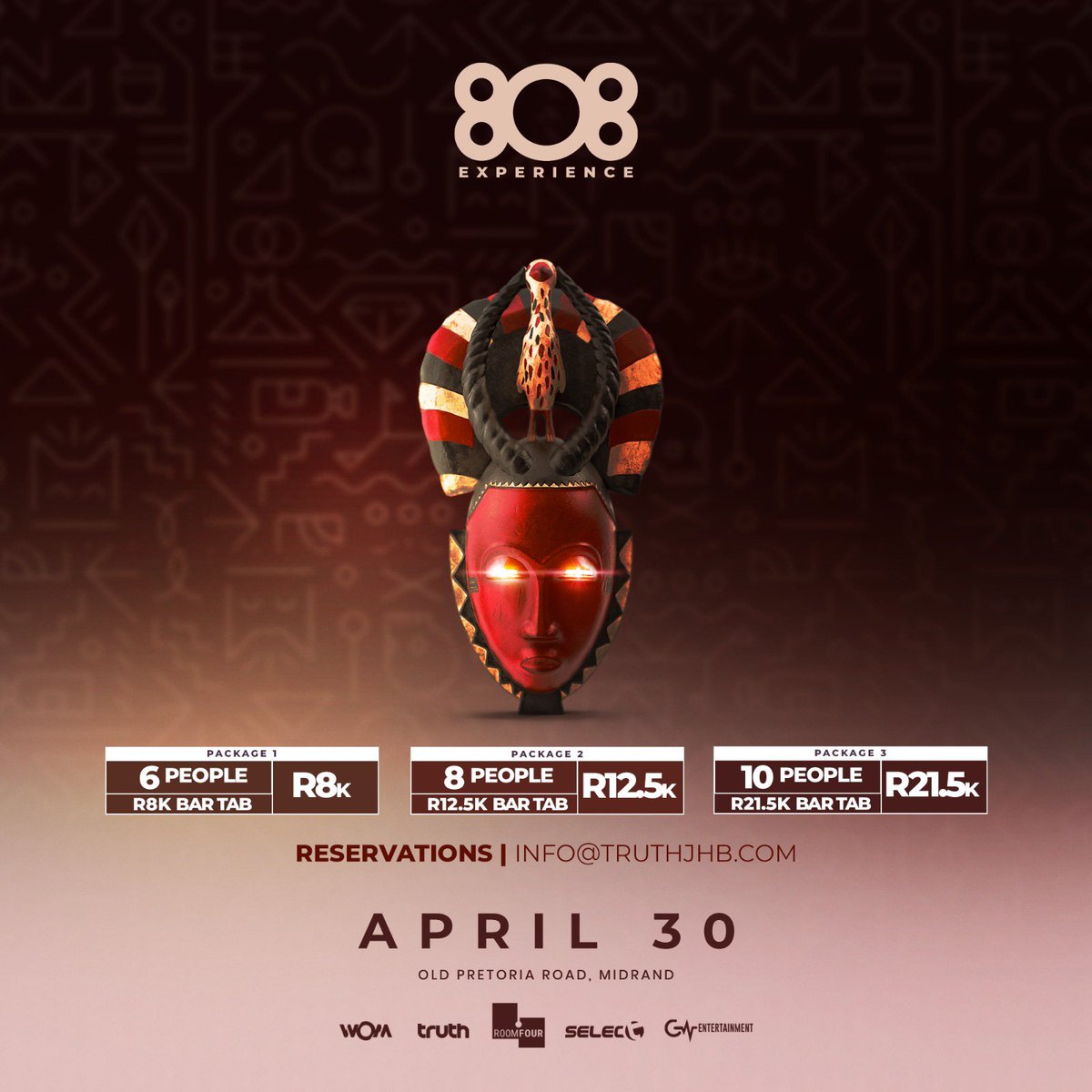 HOTBOYLEEKS's tweet photo. See you guys at @808Experience @TRUTHjhb besties 🤭 just get your ticket below 💕#808atTruthJHB

🎟️: https://t.co/QJXqQDVXJm https://t.co/V1wSfCP0RV