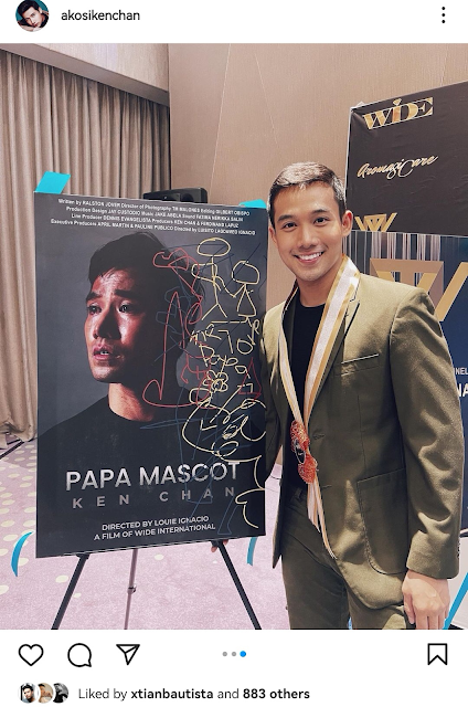 marioeb2006's tweet photo. KEN CHAN ELATED WITH THE VERY POSITIVE FEEDBACK HE GOT AFTER THE PREMIERE NIGHT OF 'PAPA MASCOT', OPENS IN THEATERS ON APRIL 26 - READ all about it in https://t.co/DklEOGcyBL https://t.co/n0sHJ1y60p