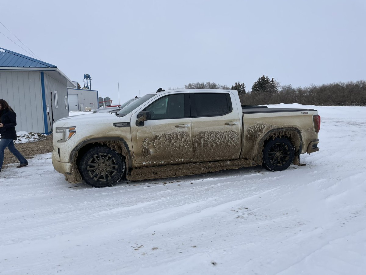 SeCanLauren's tweet photo. When u take @SeCan new girl from Ontario @ReaneyCass on a tour thru NE #Sask in terrible driving conditions, u gotta end it with a trip to the Bear’s Den Gronlid #Sask #worthit #SeedDogsOfTwitter #AprilBlizzard #plant23 #seed deliveries 🚚 #BirthdayGirl https://t.co/BUyOJ4zI3W