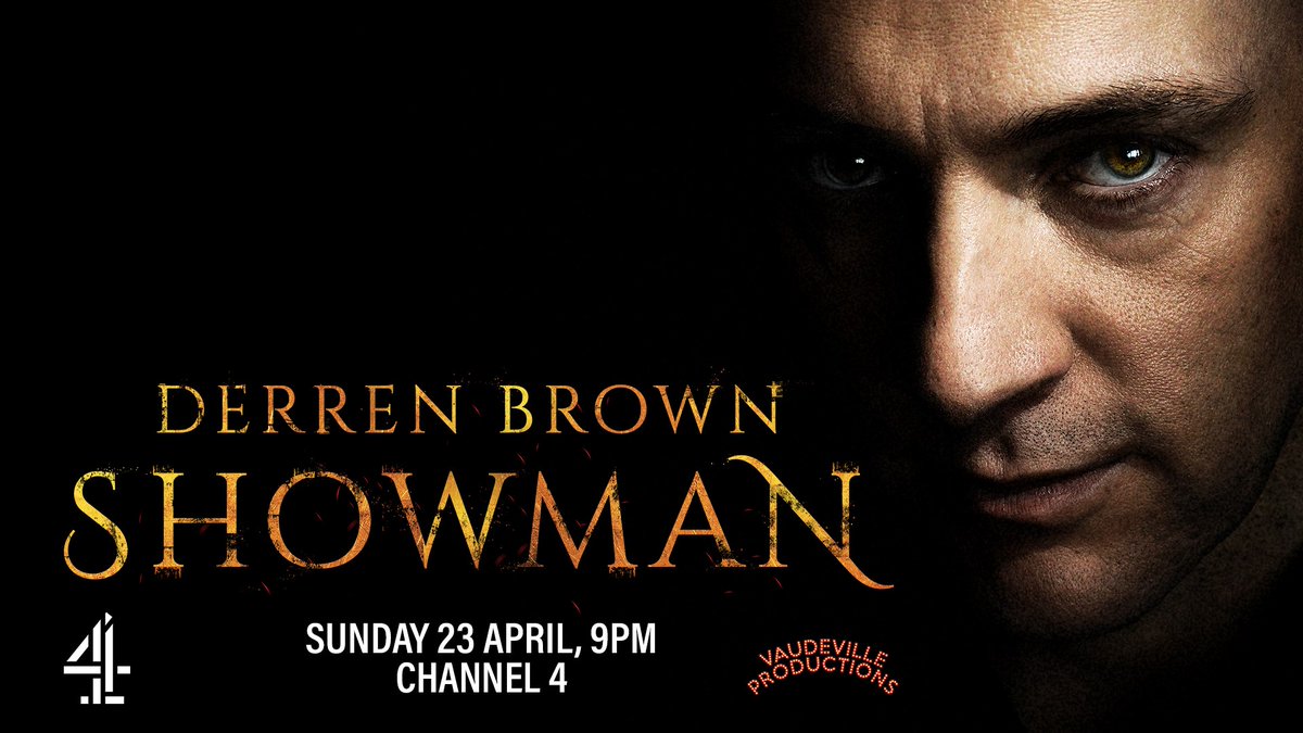 Suitepost's tweet photo. Derren Brown : Showman - Sunday 23rd April at 9pm on Channel 4 - https://t.co/1Glu70Fu5c https://t.co/NTugktISsi
