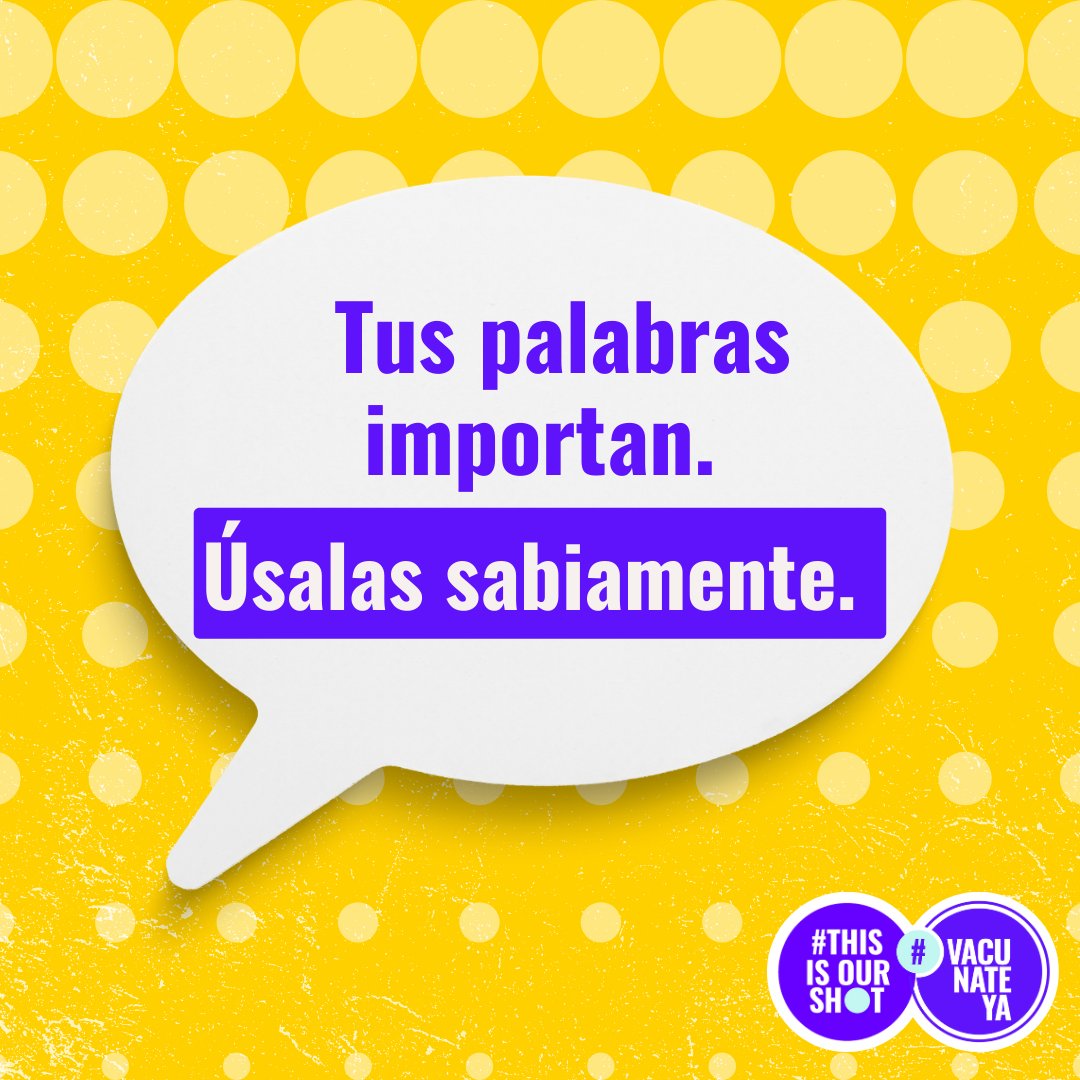 Es fácil que las cosas se malinterpreten en línea. Por eso, asegúrate de que cuando digas algo, sea en serio. Está bien equivocarse a veces: enfócate en la retroalimentación constructiva por parte de tu audiencia y aplícala. Ellos apreciarán tu responsabilidad. #VacunateYa