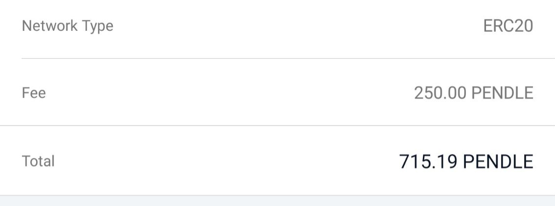 JChilds520's tweet image. Look at @cryptocom's price difference for Pendle..🤮 not to mention the the $100 dollar withdrawal fee..😡