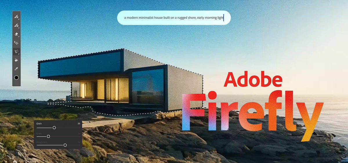 madebycolony's tweet photo. We started testing @Adobe's Firefly beta and already seeing some amazing potential with this creative generative AI tool. From digital imaging to social media and beyond, We are excited to explore how Firefly can elevate our project workflows and take our creativity to the next level. Stay tuned for updates! #AdobeFirefly #AIcreativity #digitalimaging #socialmedia #projectworkflow

https://t.co/fFcXScQ0Sp