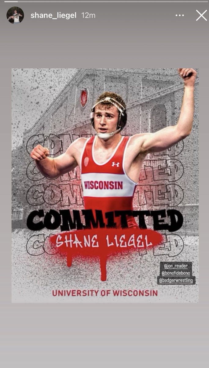 Proud of you Shane! <a href="/BadgerWrestling/">Wisconsin Wrestling</a> landed a great one!