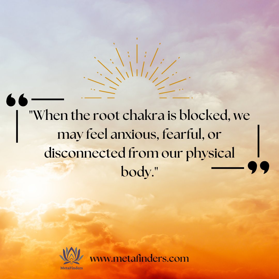 MetaFinders4's tweet photo. Blocked root chakra can lead to anxiety and disconnection. #chakrablockage #chakrahealing

👉https://t.co/XVCB2GorjK https://t.co/snKlHH3OAn