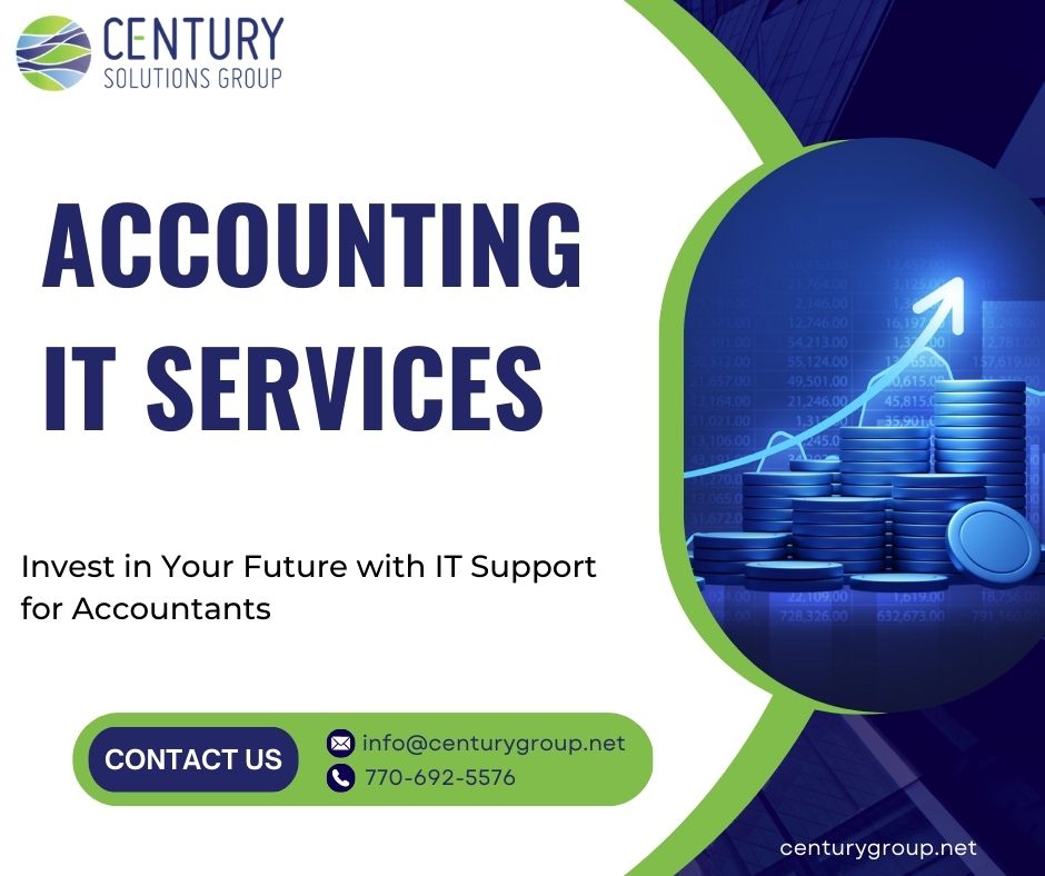 CenturyGroupIT's tweet photo. Atlanta accounting &amp; financial firms: Get tailored IT solutions for success with Century Solutions Group. As the go-to accounting IT service provider in the area, we specialize in the tech &amp; tools you need. #accountingIT #financialsolutions #ITsecurity
https://t.co/ma7Rxl56Jm https://t.co/MVtTwtjvUF