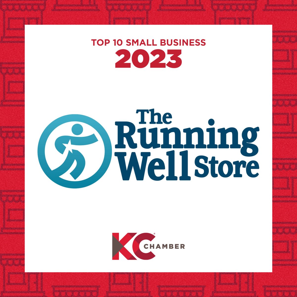 kcchamber's tweet photo. Our next Top 10 Small Business to announce is The Running Well Store. Congratulations! #CelebrateSmallBiz https://t.co/aaQrsGi8ru