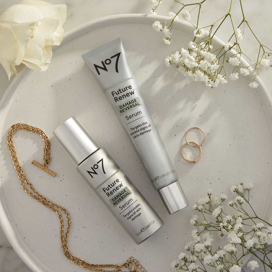 OrchardsCentre's tweet photo. No7 brings you a brand NEW range. Future Renew powered by pepticology™, a world first peptide technology. Now available in @bootsuk https://t.co/MU7S7uxHtO