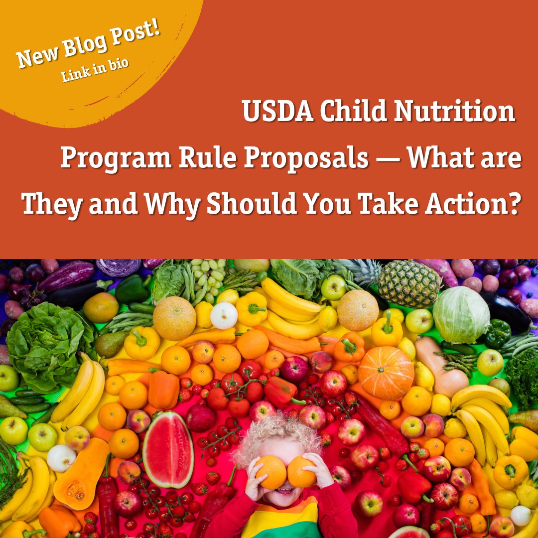 Earlier this year, the USDA announced proposed rule changes to its child nutrition program standards. They are currently accepting public comments until May 10 and this is your chance to make sure your voice is heard in shaping the future of school meals!  bit.ly/3Ky73xg