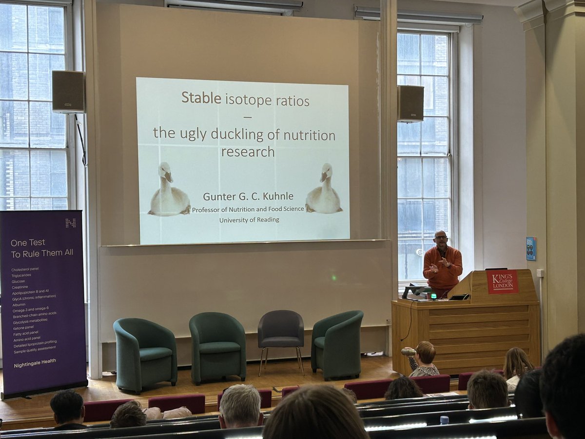 Brilliant talk by <a href="/ggkuhnle/">Gunter Kuhnle</a> from <a href="/UniofReading/">Uni of Reading</a> on the value of stable isotopes in nutrition research <a href="/LdnMetaboNet/">The London Metabolomics Network</a> meeting