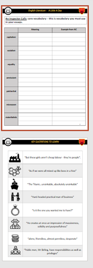 HelenHinde3's tweet photo. Some revision resources for Eduqas lit which my class have found useful. Booklets on characters, themes, relationships - encouraging students to apply knowledge through essay planning ahead of lots of essay practice. https://t.co/1h9RmYPOup https://t.co/yJbNM6LpbL