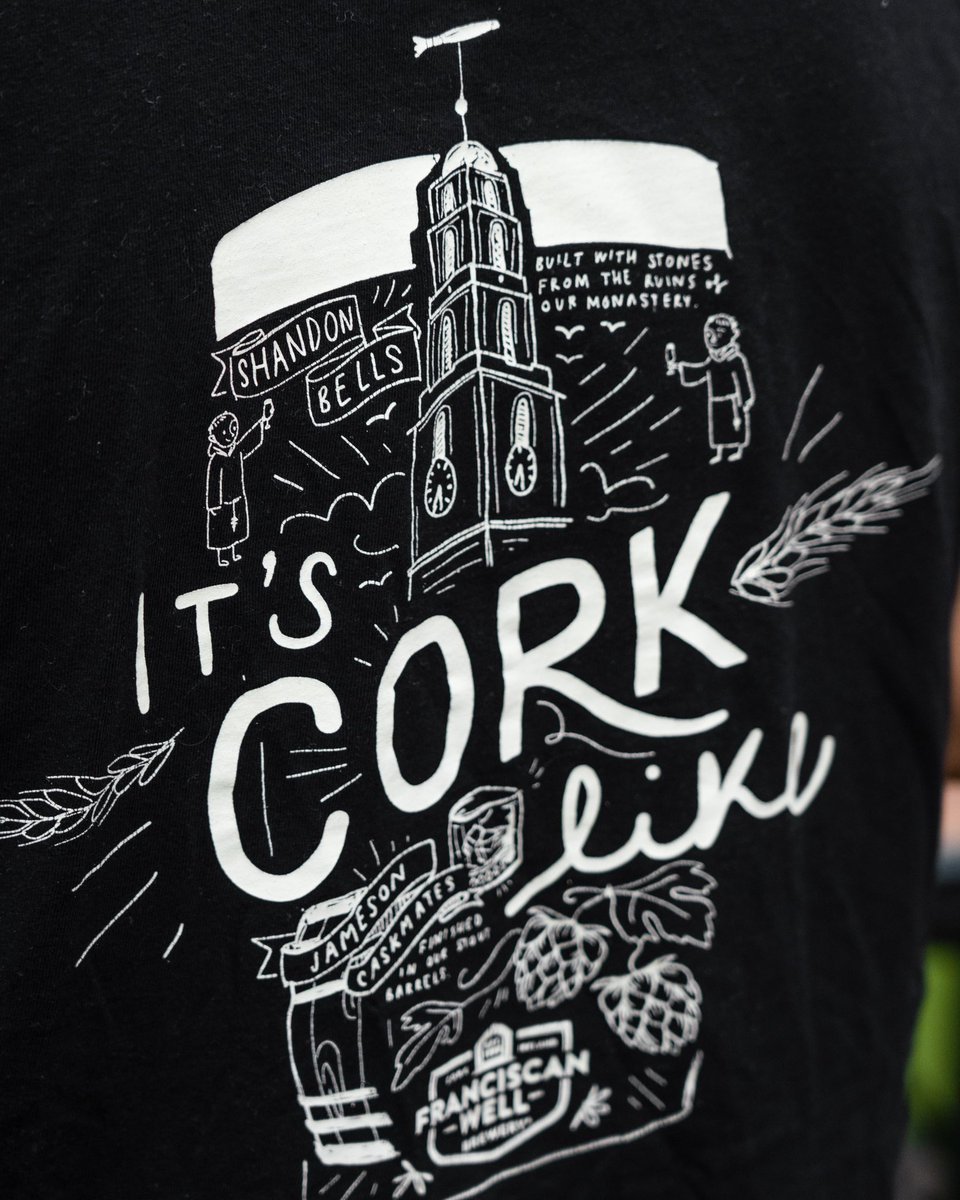 FranWellBar's tweet photo. The weekend is finally here !!
Don't forget to indulge in our amazing t-shirts and Chieftain beers brewed by @FranciscanWell
The best way to enjoy your weekend 😄
#franciscanwellbar #franciscanwellbrewery #chieftan #itscorkliketshirt #beerlover #corkcityireland https://t.co/s6p5sUjWiA