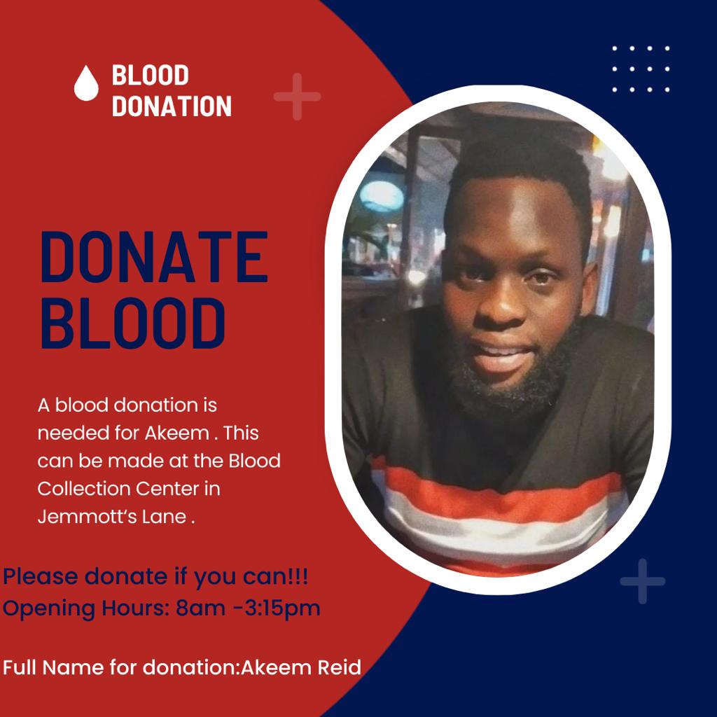 My brother is in the hospital and needs blood to raise his blood count. If you are able to, please make a donation to aid in replenishing the blood bank. Thank you for your assistance in advance.