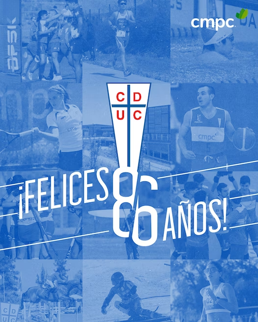 lacatolicacl's tweet photo. ESTAMOS DE ANIVERSARIO 💪⚪🔵⁣
⁣
Un día como hoy, hace 86 años, se fundó el CDUC y es por eso que extendemos un saludo a toda la comunidad.

Destacamos a todos los que hacen posible que día a día esta institución siga creciendo e impulsando el deporte.
⁣
⁣#86AñosCDUC https://t.co/sQheJEz8qJ
