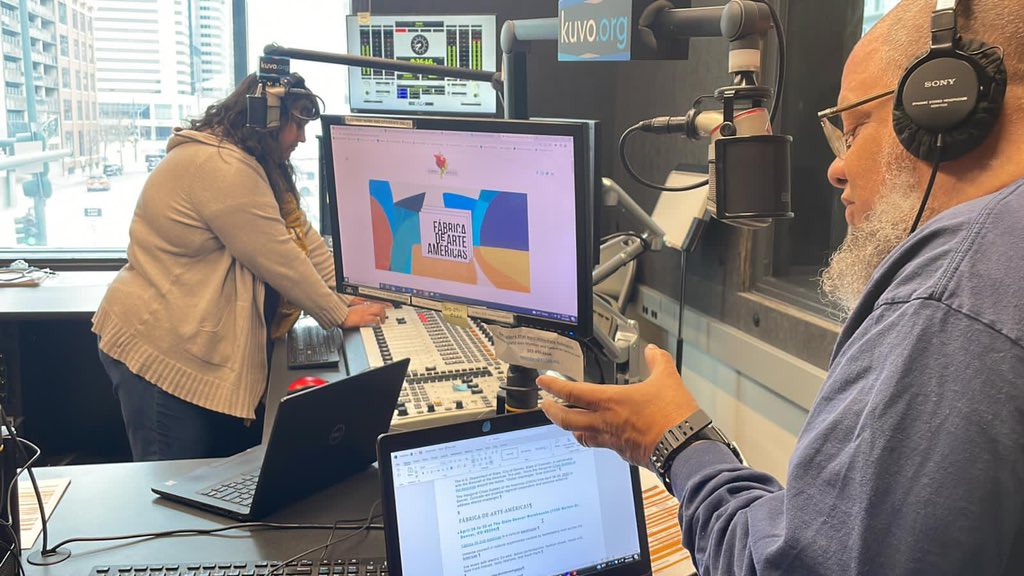 thebiennial's tweet photo. Live on @KUVOJazz 🎙️@XAlfonsoOficial and @LusitanaCuba talking more about Fábrica de Arte Américas and the amazing lineup we’ve prepared for you! https://t.co/gSOFuzdL36 https://t.co/WJ8IIECUpe